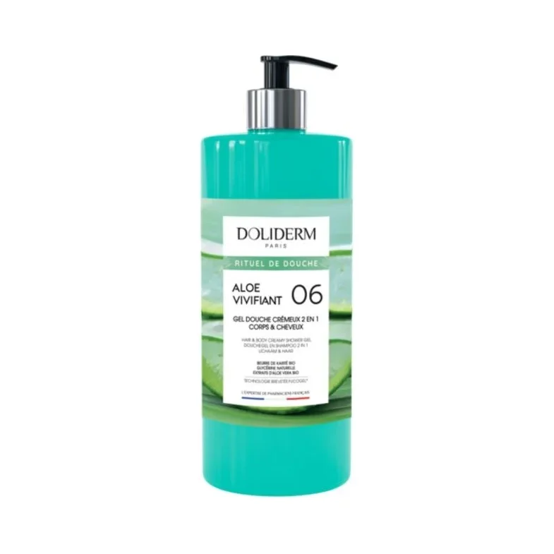 Doliderm Душ гел 2 в 1 Aloe Vivifiant 06