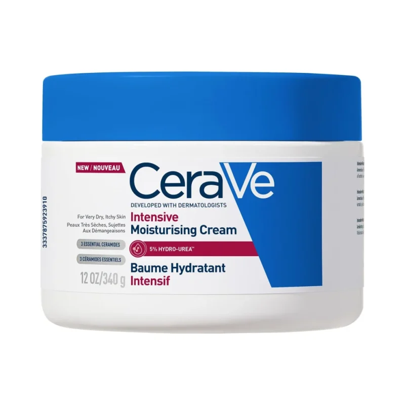 CeraVe Интензивно хидратиращ крем за лице и тяло с 5% уреа