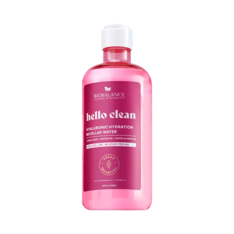 Biobalance Hello Clean Мицеларна вода с хиалурон за хидратация