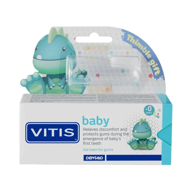 Dentaid Vitis Гел паста за зъби Baby, с напръстник, 6м+