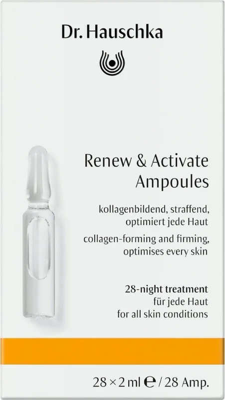 Dr. Hauschka Обновяващи и активиращи ампули за лице Renew & Activate, 28 x 2 ml