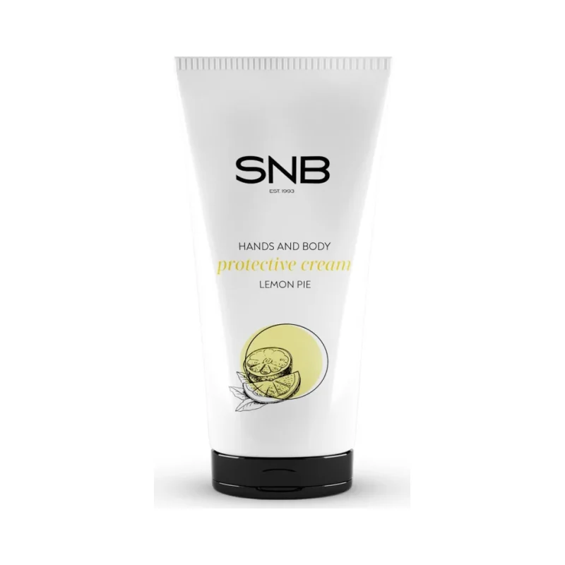 SNB Professional Предпазващ крем за ръце и тяло, лимонов пай