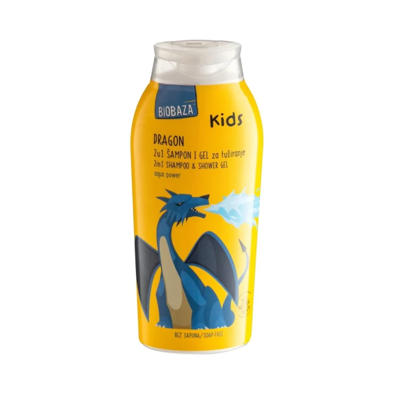 Biobaza Kids Детски шампоан и душ гел 2 в 1 Dragon
