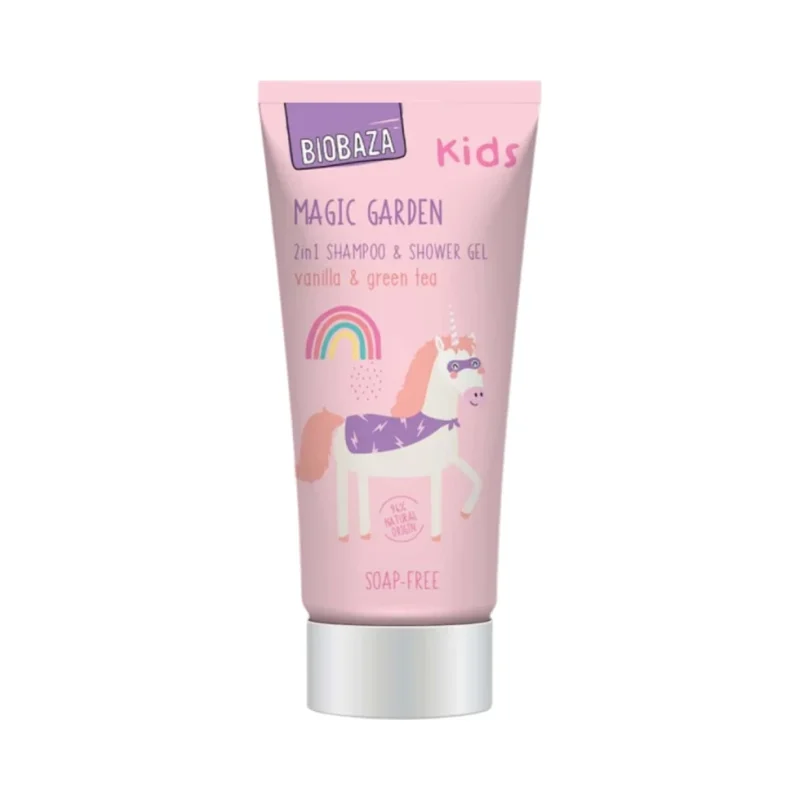 Biobaza Kids Детски шампоан и душ гел 2 в 1 Magic Garden
