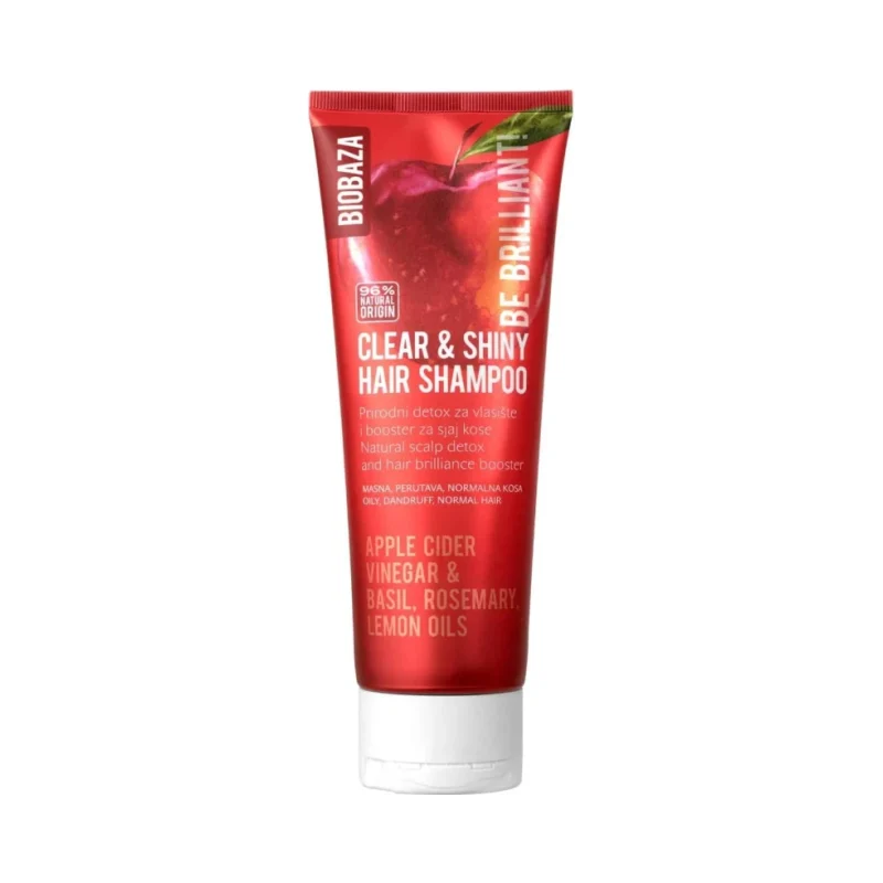 Biobaza Подхранващ шампоан за мазна и изтощена коса Clear & Shiny