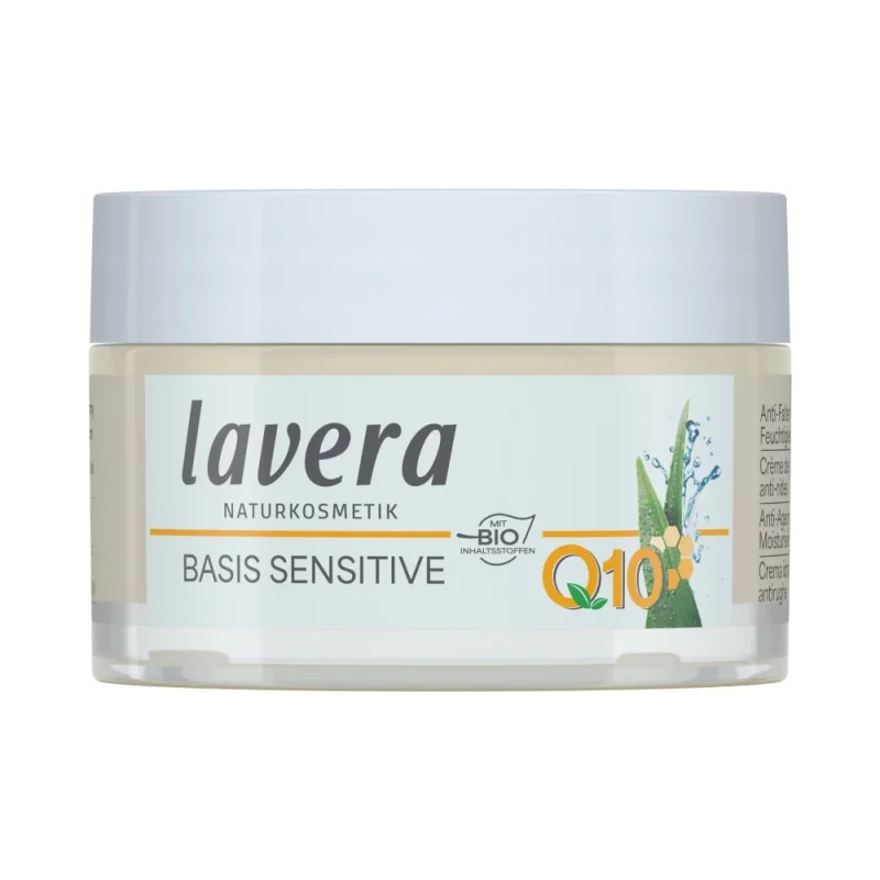 Lavera Basis Sensitive Овлажняващ крем за лице Q10