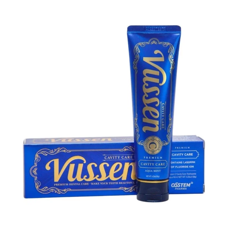 Vussen Избелваща паста за зъби C Cavity Care, с флуорид