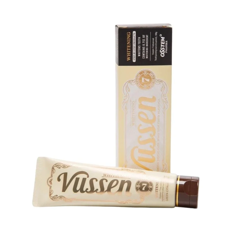 Vussen Избелваща паста за зъби 7 Whitening, с водороден пероксид 0.75%