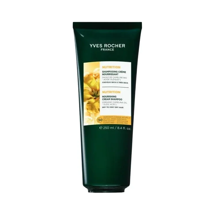 Yves Rocher Nutrition Подхранващ крем-шампоан за суха коса