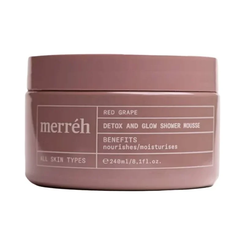 Merréh Red Grape Детоксикиращ мус за лице и тяло