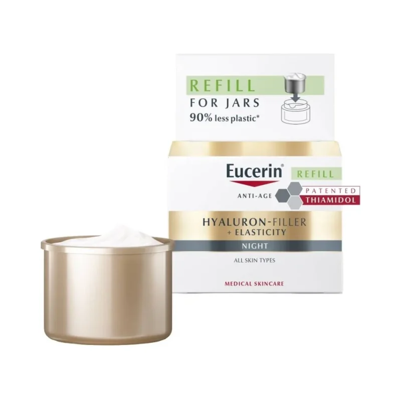 Eucerin Hyaluron-Filler + Elasticity Нощен крем, пълнител