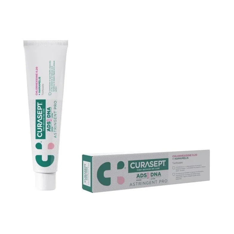 Curasept ADS DNA Astringent Pro Паста за зъби с 0.2% хлорхексидин