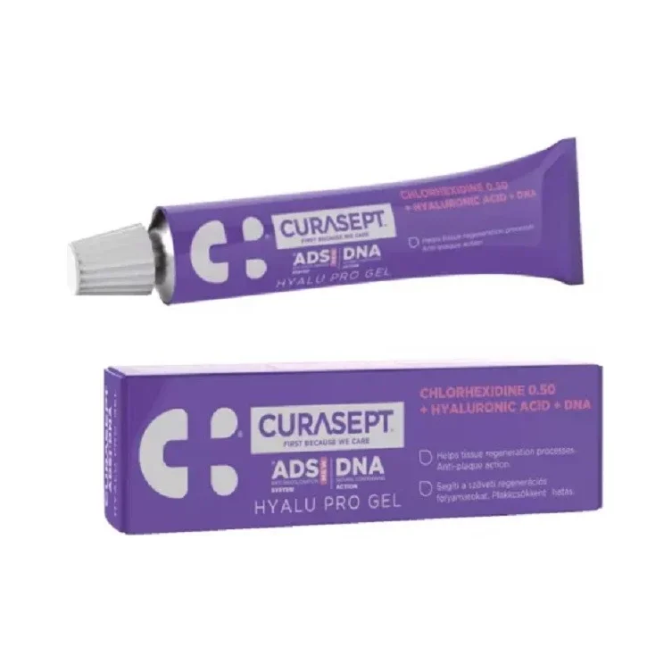 Curasept ADS DNA Hyalu Pro Гел за зъби с 0.5% хлорхексидин