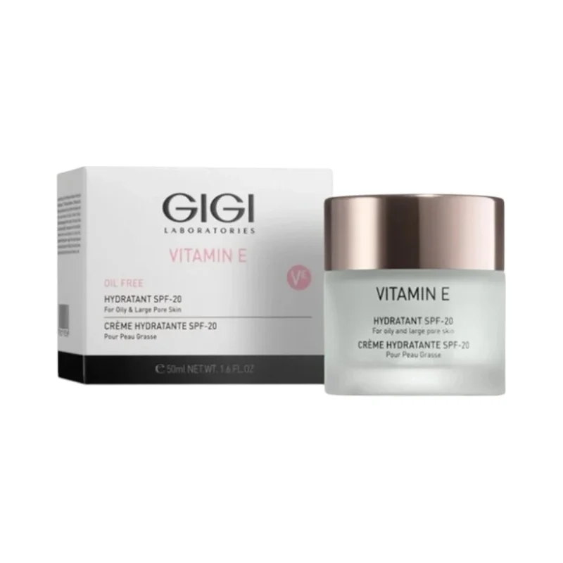 GIGI Vitamin E Хидратиращ крем за мазна кожа, SPF20