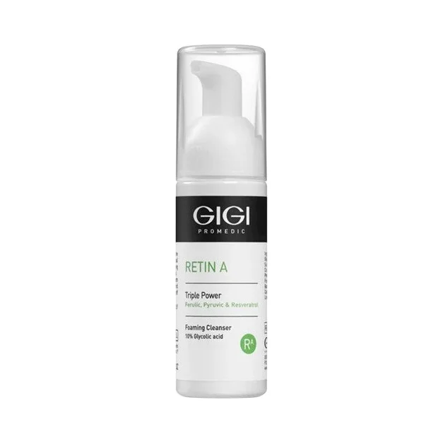 GIGI Retin A Почистваща пяна с гликолова киселина 10%