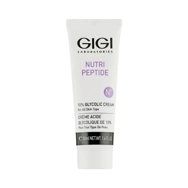 GIGI Nutri Peptide Крем за лице с гликолова киселина 10%
