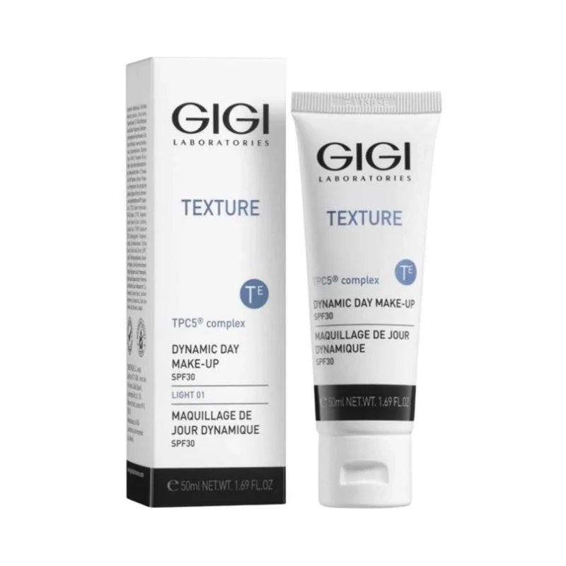 GIGI Texture Тониран дневен крем, SPF30, 01 Light
