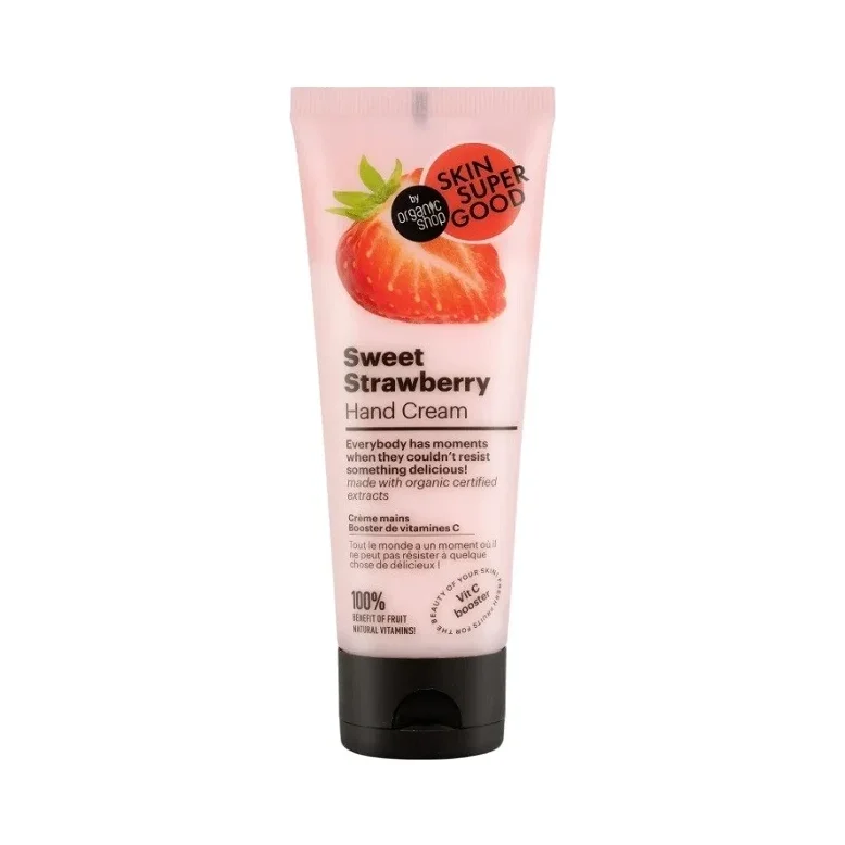 Organic Shop Skin Super Good Крем за ръце Sweet Strawberry