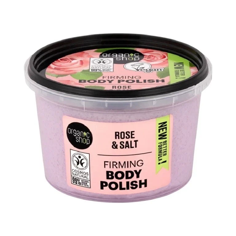 Organic Shop Скраб за тяло Rose & Salt