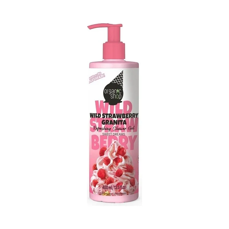 Organic Shop Освежаващ душ гел Wild Strawberry Granita