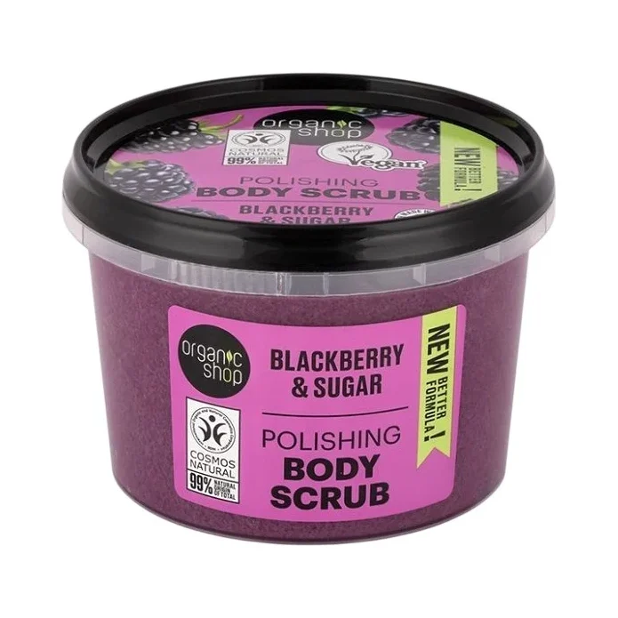 Organic Shop Полиращ скраб за тяло Blackberry & Sugar