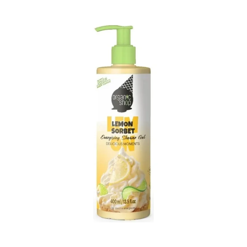 Organic Shop Енергизиращ душ гел Lemon Sorbet