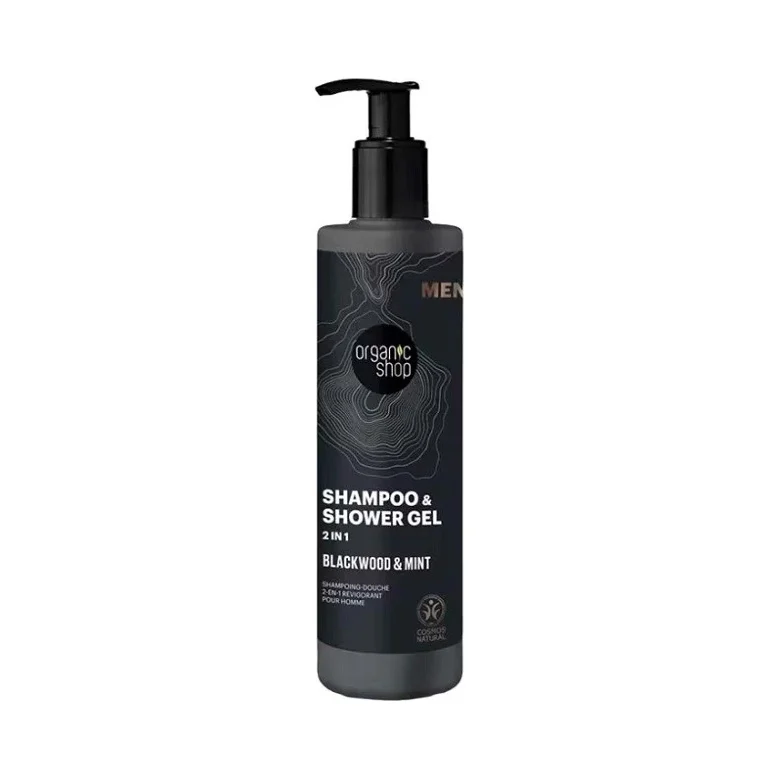Organic Shop Men Шампоан и душ гел 2 в 1 Blackwood & Mint