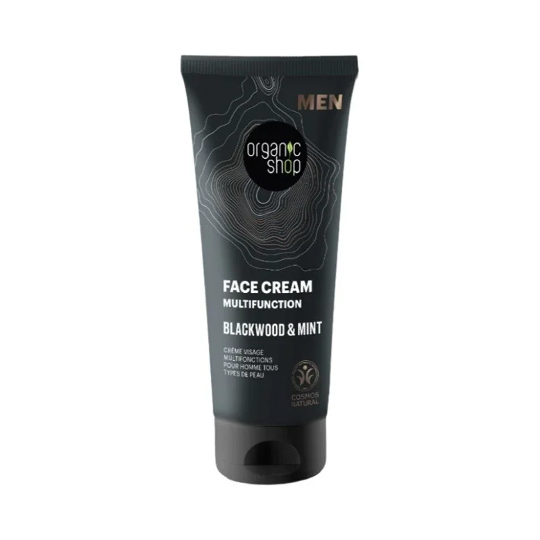 Organic Shop Men Мултифункционален крем за лице Blackwood & Mint