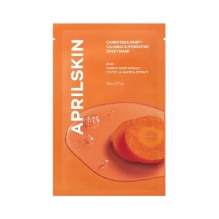 Aprilskin Carrotene Лист маска за лице Calming & Hydrating