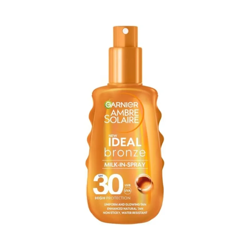 Garnier Ambre Solaire Слънцезащитно мляко Ideal Bronze, SPF30