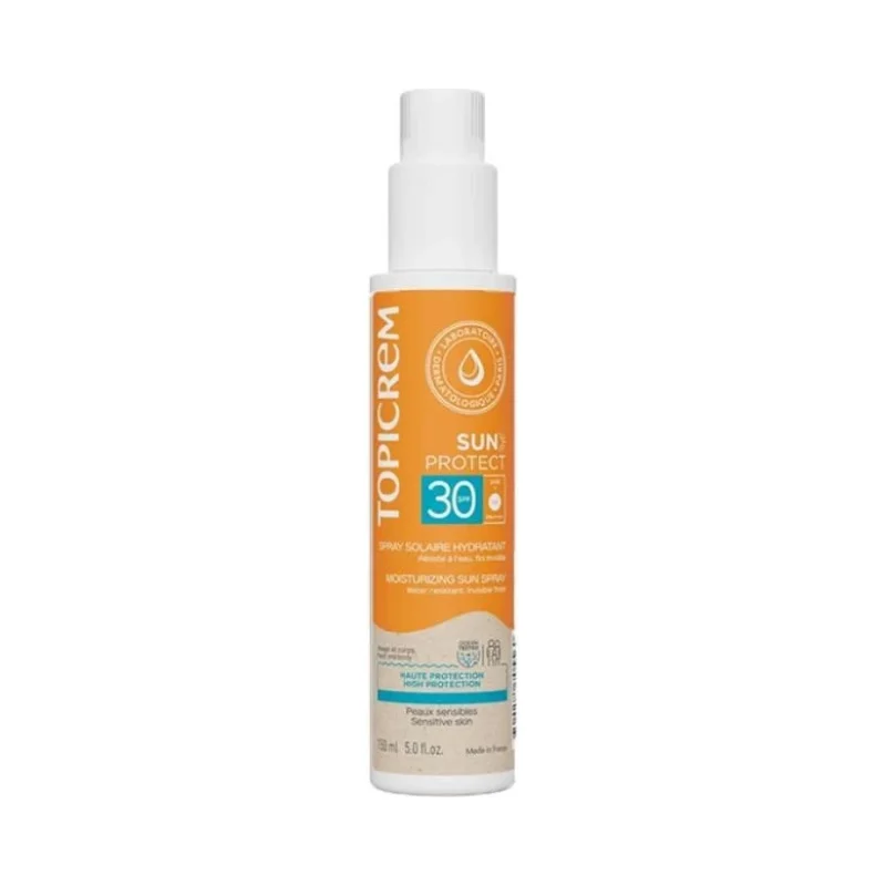 Topicrem Фотозащитен спрей за лице и тяло, SPF30