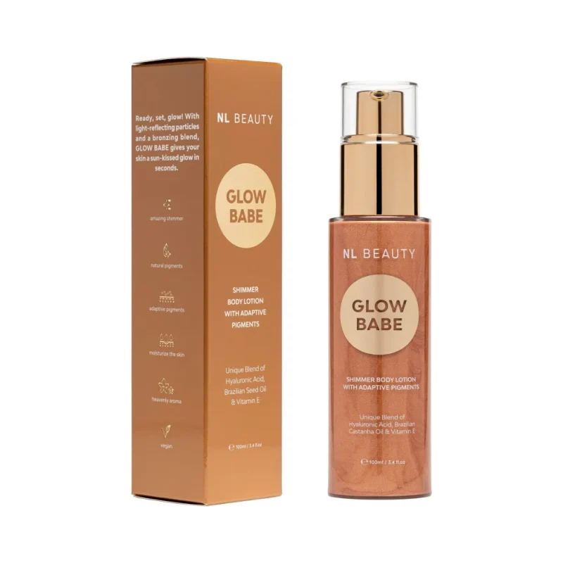 NL Beauty Лосион за тяло с блестящи частици Glow Babe