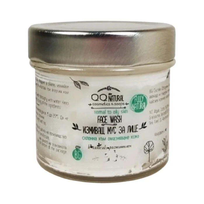 QQ Natural Натурален сапунен мус за измиване на лице