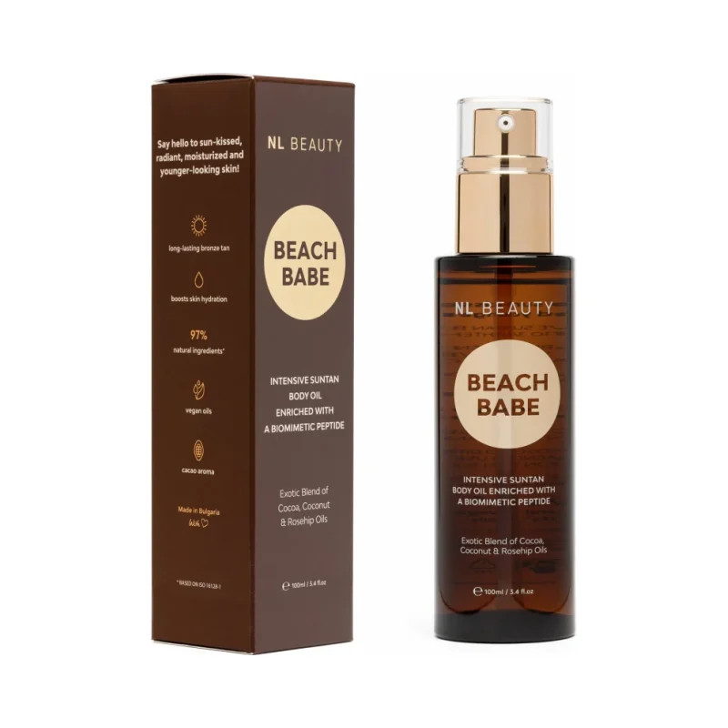 NL Beauty Олио за тяло за по-бърз тен Beach Babe, Cocoa
