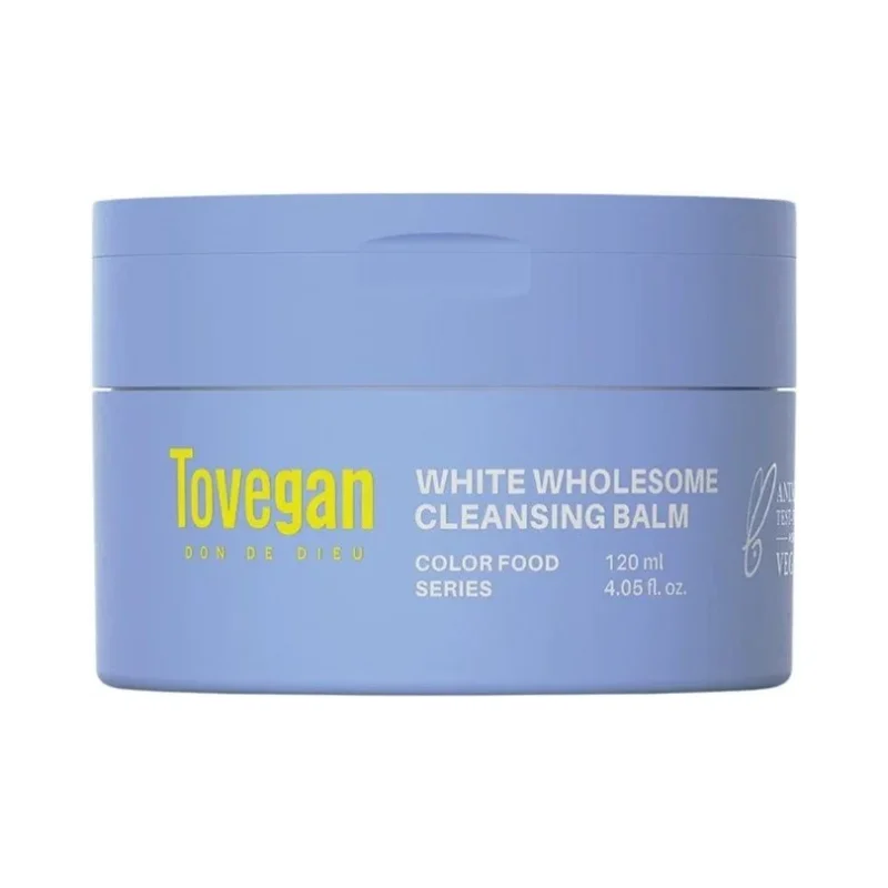 Tovegan Color Food Почистващ балсам за лице White Wholesome