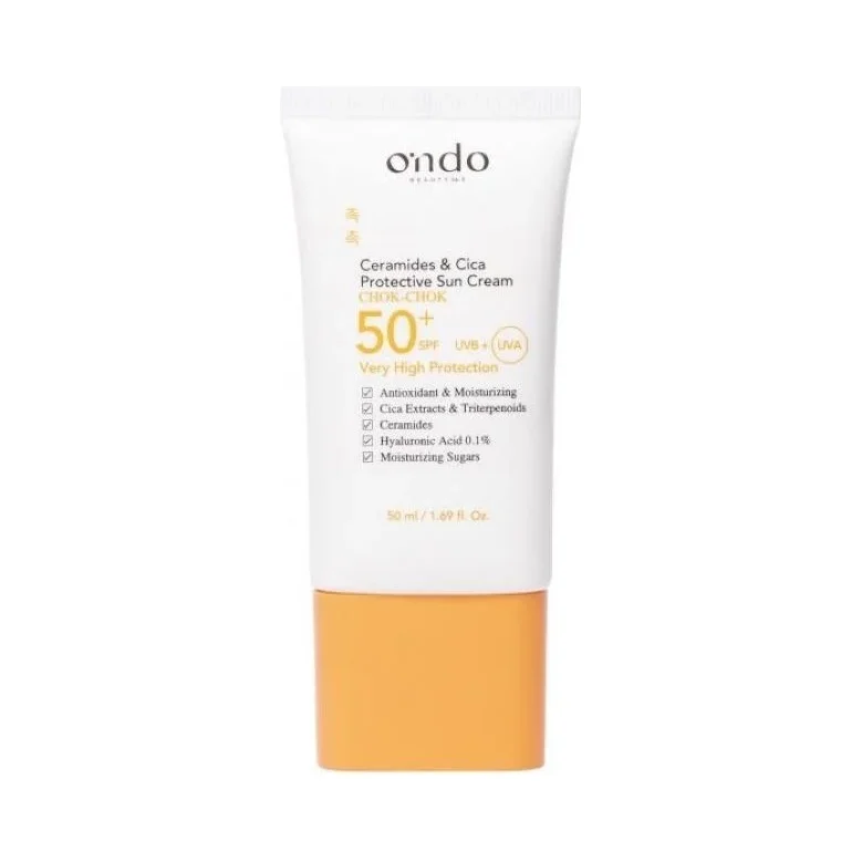 Ondo Beauty 36.5 Слънцезащитен крем за лице Ceramide & Cica, SPF50+