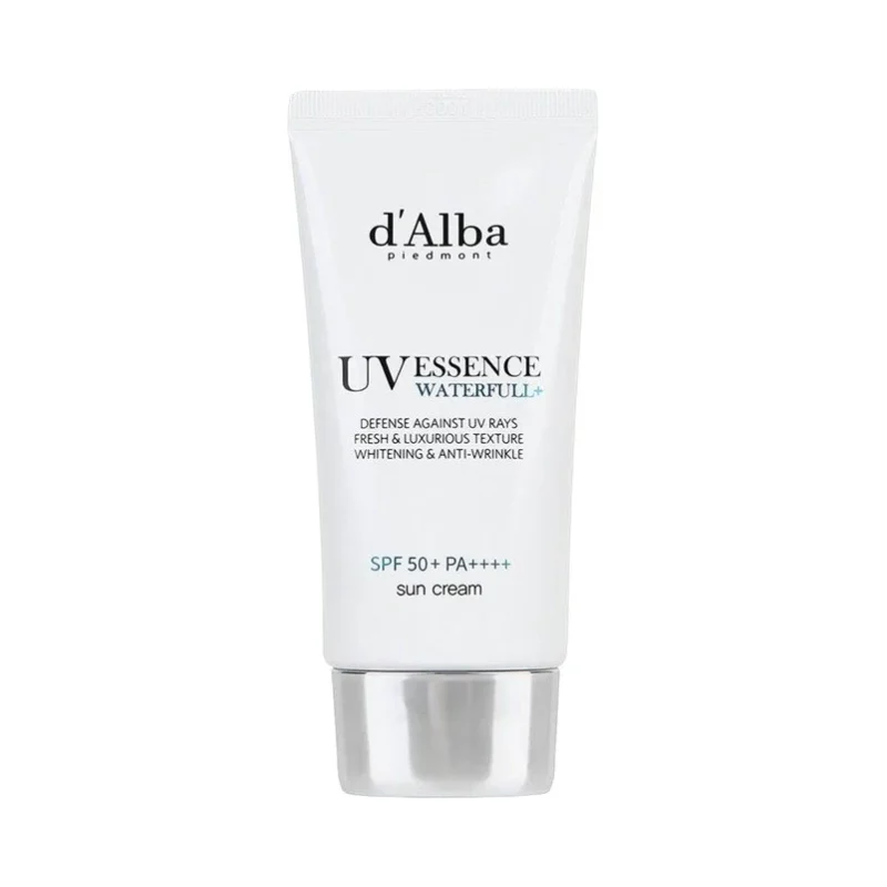 D'Alba Слънцезащитен крем за лице Waterfull Essence, SPF50+