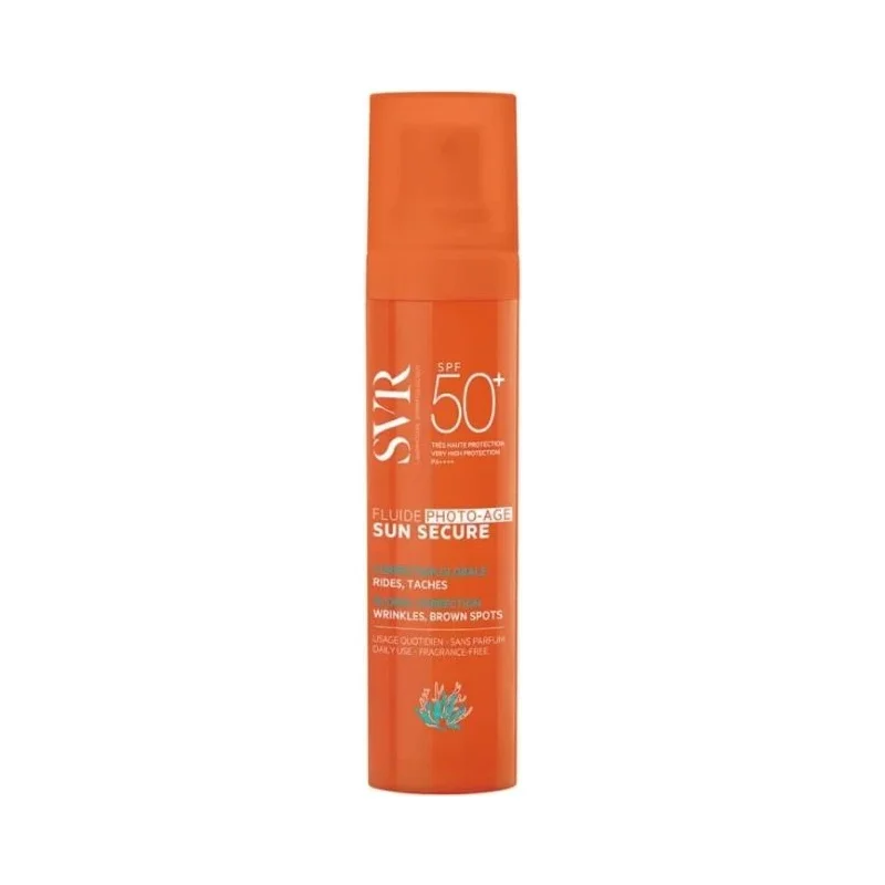 SVR Sun Secure Слънцезащитен флуид Photo-Age, SPF50+