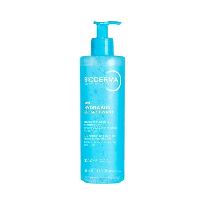 Bioderma Hydrabio Мицеларен почистващ гел за лице и очи