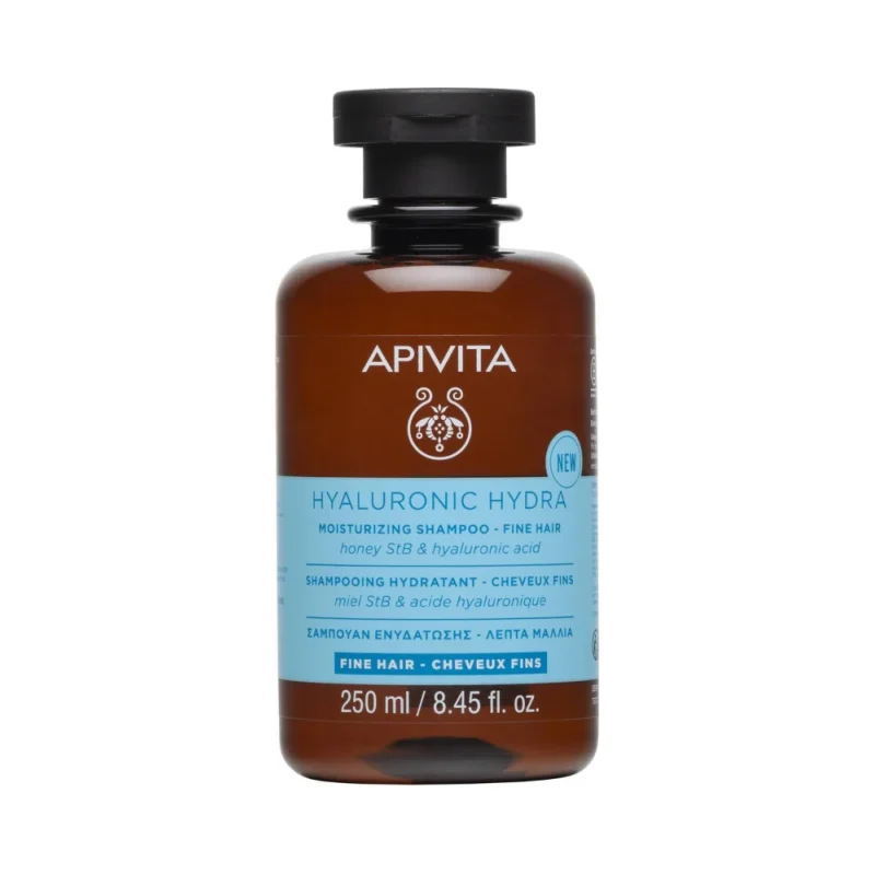 Apivita Хидратиращ шампоан за тънка коса Hyaluronic Hydra