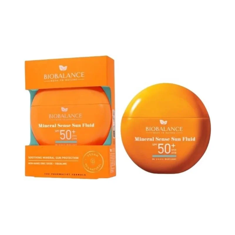 Biobalance Слънцезащитен флуид за лице Mineral Sense, SPF50+