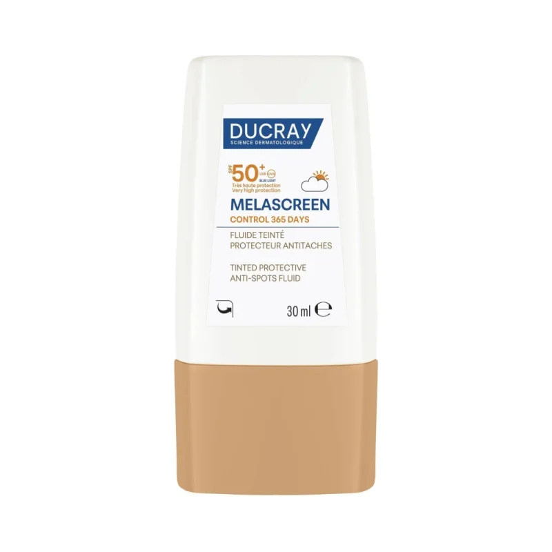 Ducray Melascreen Тониран слънцезащитен флуид Control 365 Days, SPF50+