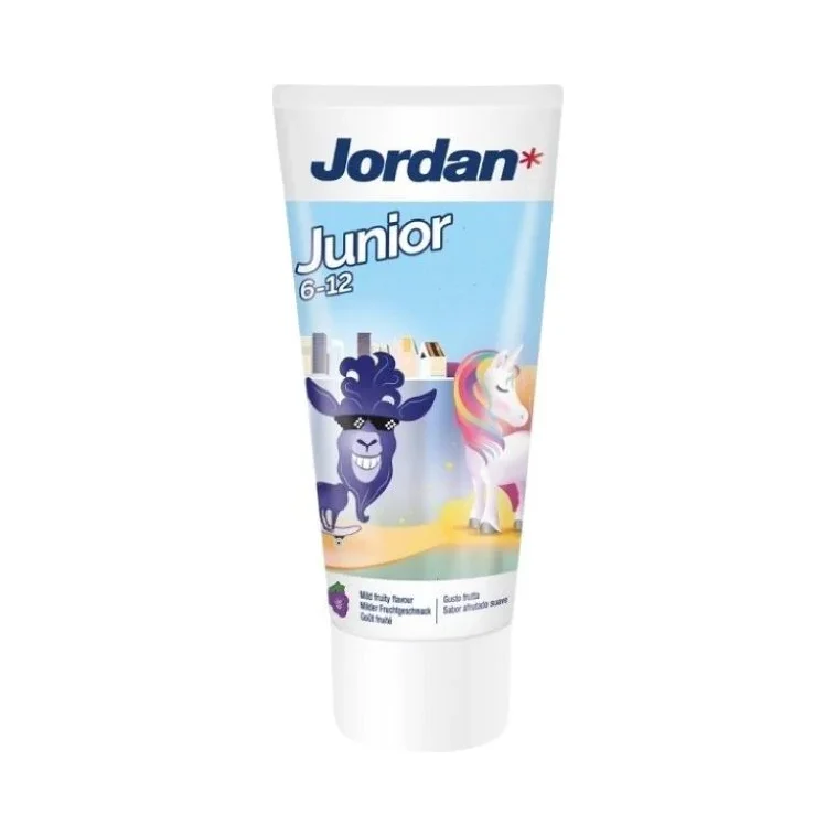 Jordan Детска паста за зъби, 6-12 години, асортимент