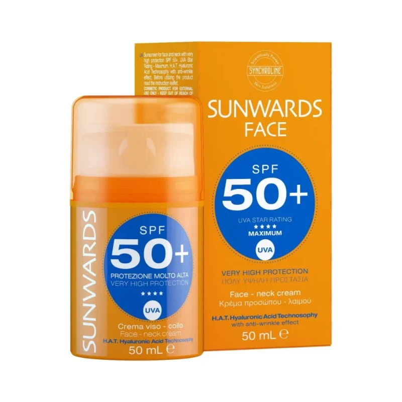 Synchroline Sunwards Слънцезащитен крем за лице, SPF50+