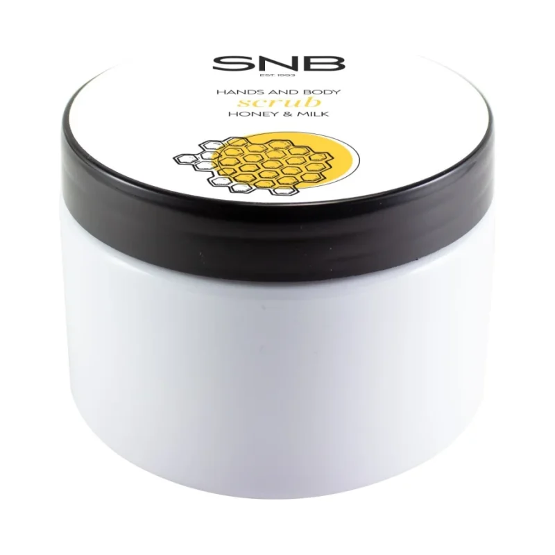 SNB Professional Скраб за ръце и тяло с хималайска сол, мед и мляко