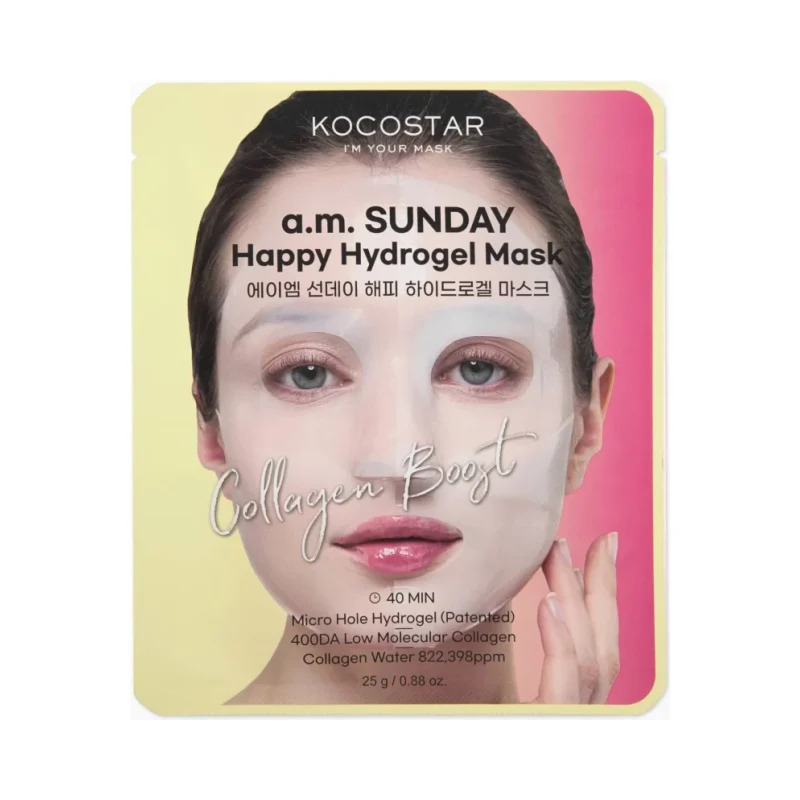 Kocostar Happy Хидрогелна лист маска за лице a.m. Sunday