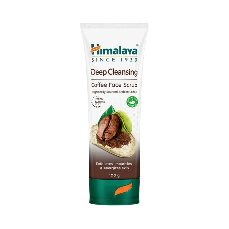 Himalaya Дълбоко почистващ ексфолиант за лице с кафе