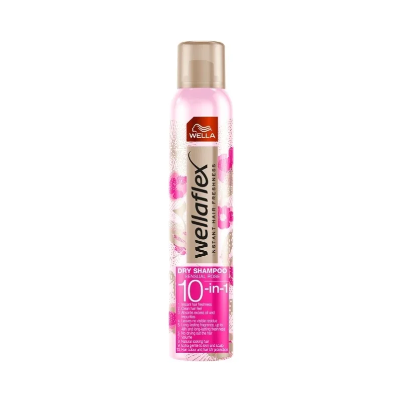 Wella Wellaflex Сух шампоан 10 в 1 Sensual Rose