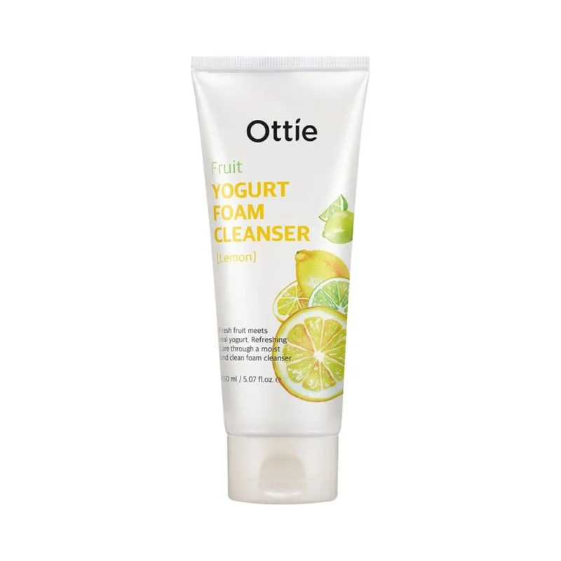 Ottie Fruit Почистваща пяна за лице с йогурт и лимон