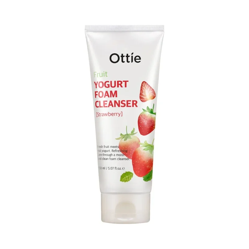 Ottie Fruit Почистваща пяна за лице с йогурт и ягода